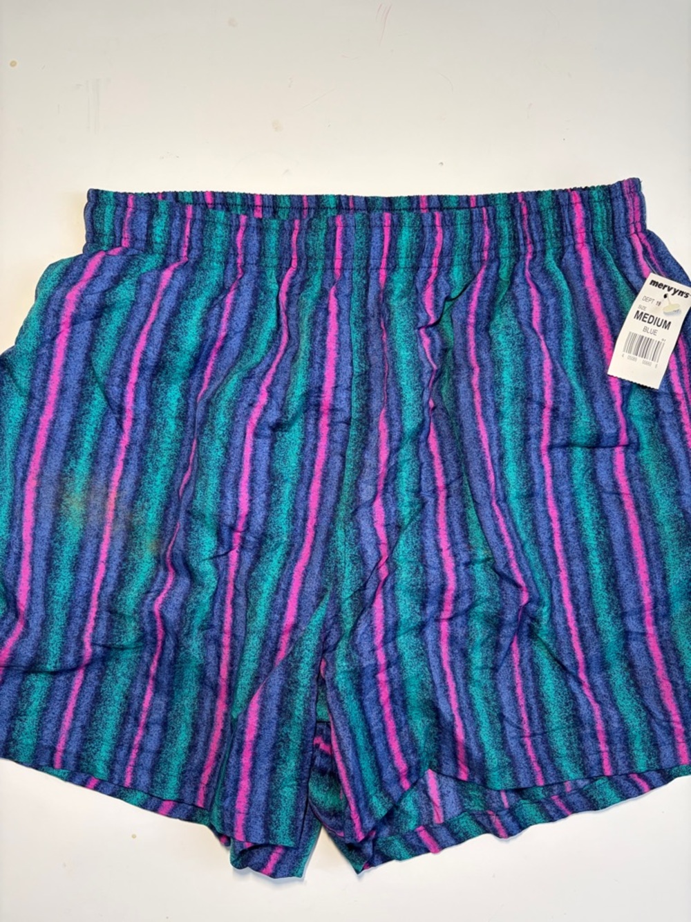 Vintage Mens Swim Shorts Size Medium